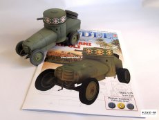 Samochód pancerny Fiat Terni Tripoli  - Sklej Model 9