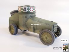 Samochód pancerny Fiat Terni Tripoli  - Sklej Model 9