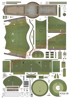 Samochód pancerny Fiat Terni Tripoli  - Sklej Model 9