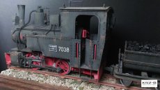 RIESA Bn2t niemiecki parowóz wąskotorowy - Modelik 18/16