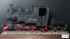 RIESA Bn2t niemiecki parowóz wąskotorowy - Modelik 18/16