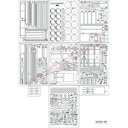 M-142 Himars - szkielet, detale - Angraf 243