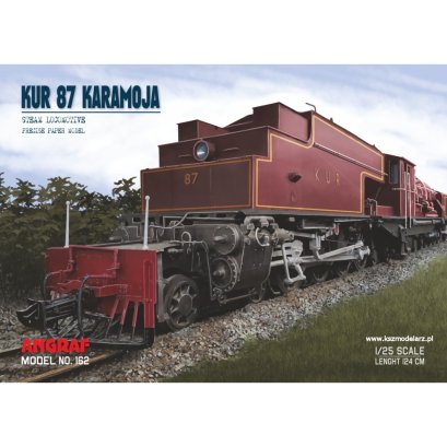 Parowóz KUR 87 KARAMOJA - Angraf 162