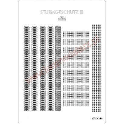 Sturmgeschutz III lub PzKpfw. III Ausf. G - gąsienice - Angraf 244