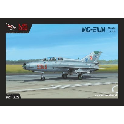 MiG-21UM - samolot myśliwski - MS Model 029