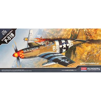 Samolot myśliwski P-51B Mustang - Academy 12464