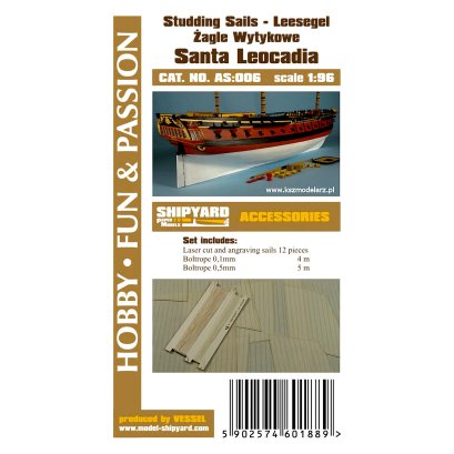 Santa Leocadia - żagle wytykowe - Shipyard 001