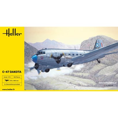 Samolot Douglas C-47 Dakota - Heller 30372