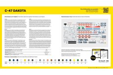 Samolot Douglas C-47 Dakota - Heller 30372