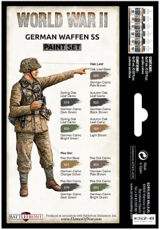 Vallejo 70207 WWII German Waffen SS - Zestaw 6 farb Model Color