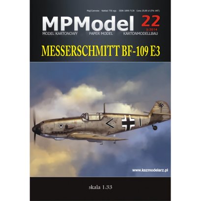 Samolot Messerschmitt Bf-109 E3 - MPModel 22