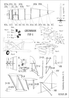 Grumman F3F-1 - samolot myśliwski - Modelik 12/97