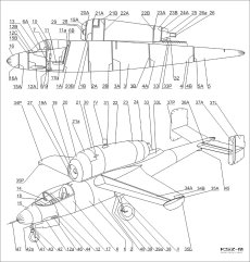 He 162 Salamander - samolot myśliwski - Modelik 9/98