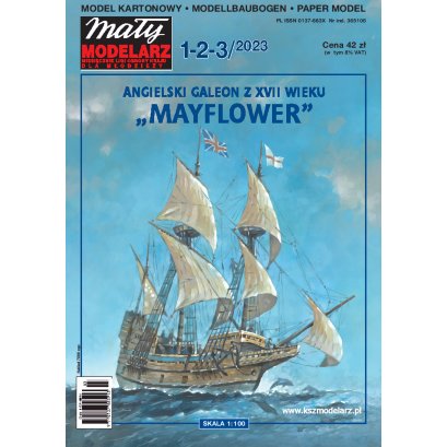 Galeon angielski Mayflower - Mały Modelarz 1-2-3/23