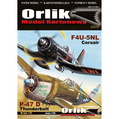 Thunderbolt i Corsair - samoloty myśliwskie - Orlik 119