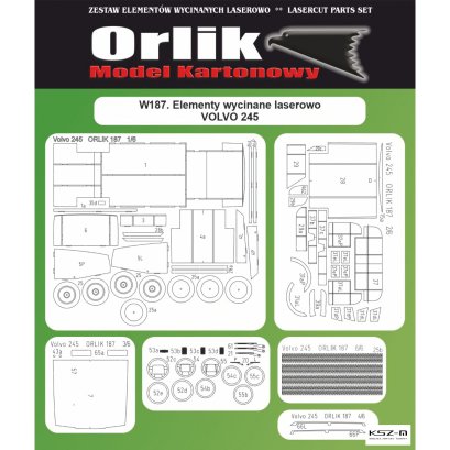 Szkielet, detale do samochodu Volvo 245 - Orlik 187