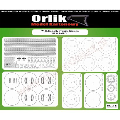 Ural Patrol - detale, bieżniki do motocyklu - Orlik 123