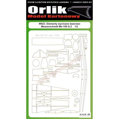 Wręgi do samolotu Me-109 G-2 - Orlik 023