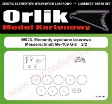 Wręgi do samolotu Me-109 G-2 - Orlik 023