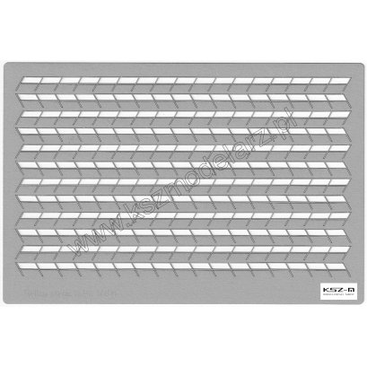 Reling skośny 30 st., 2-rzędowy 1:200 (164 cm)