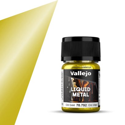 Vallejo 70792 Liquid Metal 35 ml. Old Gold