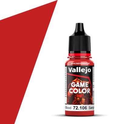 Vallejo 72106. Scarlet Blood - Farba Game Color