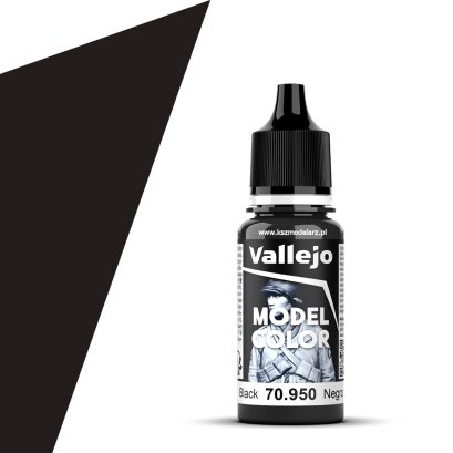 Vallejo 70950 Black – Model Color, farba akrylowa 18 ml