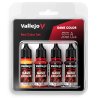 Vallejo 72377 - Red Color Set - Zestaw 4 farb Game Color