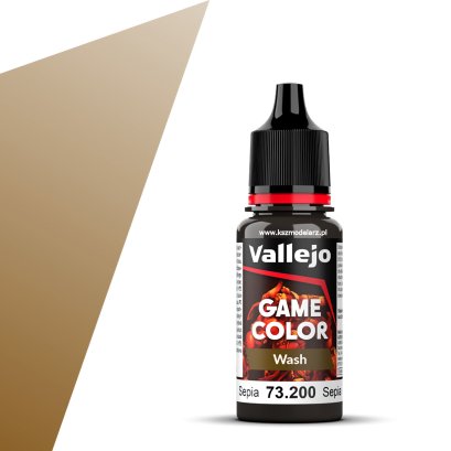 Vallejo 73200 Game Color Wash 18 ml. Sepia