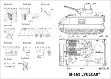 Samobieżne działo przeciwlotnicze M-163 VULCAN - Modelik 1/24