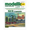 Lokomotywa wąskotorowa GLS 30 + 2 wagony - Modelik 19/16