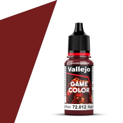 Vallejo 72012. Scarlet Red - Farba Game Color