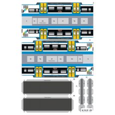 Pociąg ETZ Elf II Koleje Śląskie - Sklej Model 36