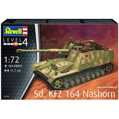 Niszczyciel czołgów Sd.Kfz. 164 Nashorn - REVELL 03358