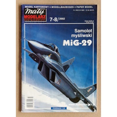 Samolot myśliwski MiG-29  - Mały Modelarz 7-8/2002