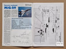 Samolot myśliwski MiG-29  - Mały Modelarz 7-8/2002