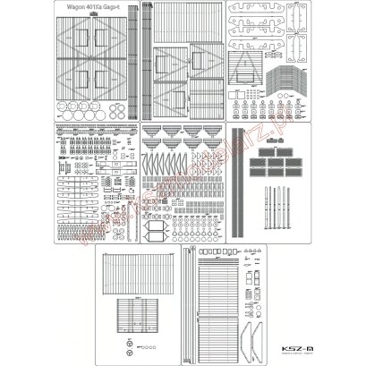 Szkielet do wagonu 401Ka Gags-t - Angraf 213