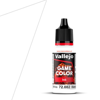 Vallejo 72082. White - Farba Game Color Ink