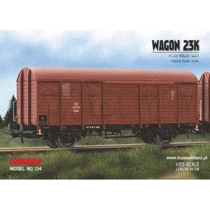 Wagon towarowy kryty typu 23K - Angraf 134