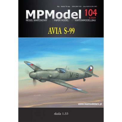 Samolot myśliwski Avia S-99 - MPModel 104