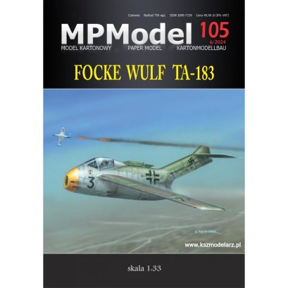 Samolot myśliwski Focke Wulf Ta-183 - MPModel 105