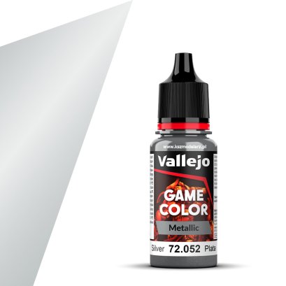 Vallejo 72052. Silver - Farba Game Color Metal
