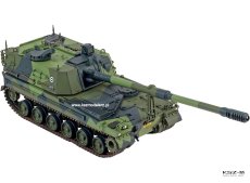 Armatohaubica K9FIN Moukari (polskie kalki) - Academy 13519
