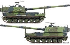 Armatohaubica K9FIN Moukari (polskie kalki) - Academy 13519