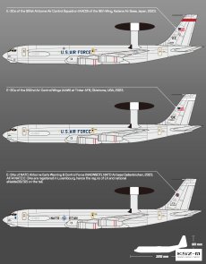 Samolot USAF E-3G Sentry AWACS - Academy 12629
