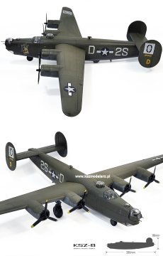 B-24H Liberator Zodiac - samolot bombowy - Academy 12584