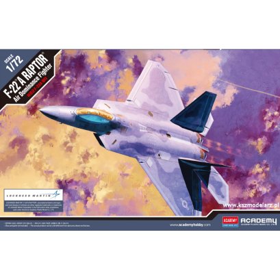 Samolot myśliwski F-22A Raptor - Academy 12423