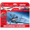 P-51D Mustang + farby, klej, pędzelek - Airfix A55013