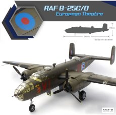 Samolot B-25C/D European Theatre - Academy 12339