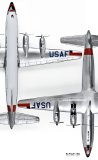 Samolot USAF C-118 Liftmaster - Academy 12634